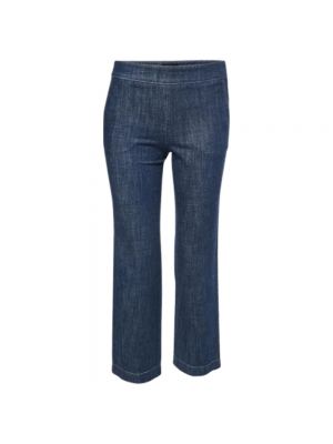 Jeansy bawełniane Armani Pre-owned niebieskie