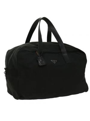 Nylonowa torba podróżna Prada Vintage czarna