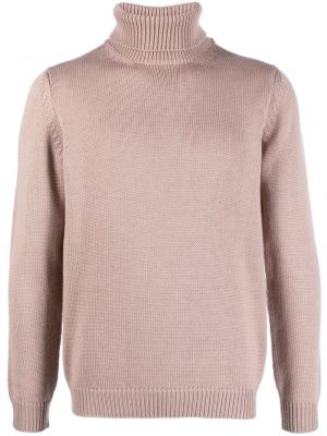 Μάλλινος πουλόβερ από μαλλί merino Nuur ροζ