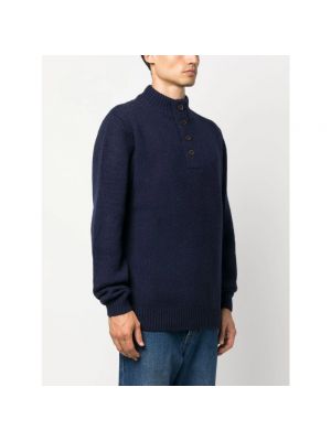 Jersey de lana de tela jersey Barbour azul