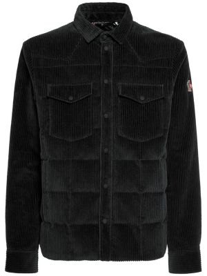 Medvilninė marškiniai Moncler Grenoble juoda