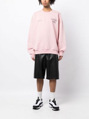 Sweatshirt mit stickerei aus baumwoll Five Cm pink