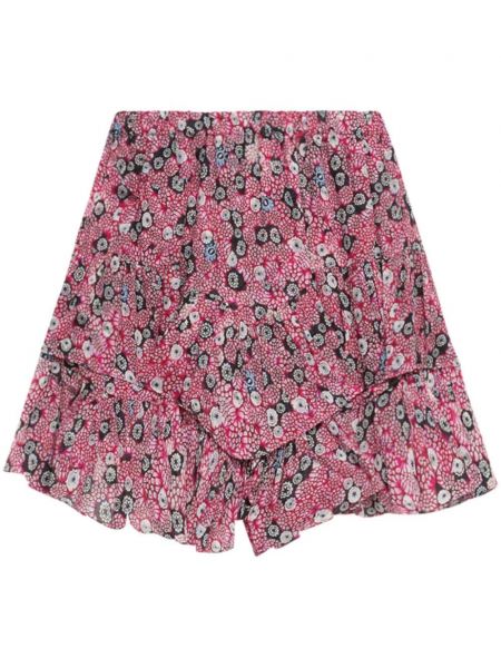 Abstrakt tryk flæse shorts Marant Etoile