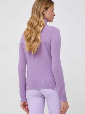 Vlněný svetr Max&co. fialový