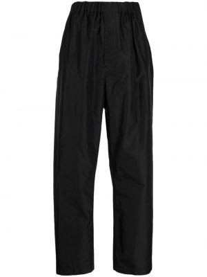 Pantaloni de mătase cu croială lejeră Lemaire negru