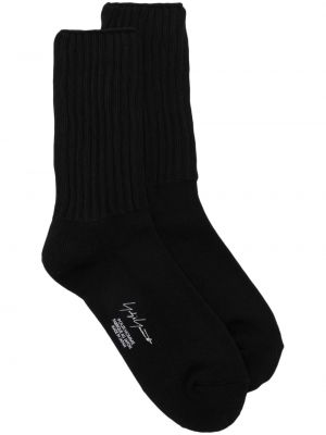 Памучни чорапи Yohji Yamamoto черно