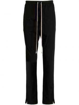 Spodnie sportowe slim fit bawełniane Rick Owens Drkshdw czarne