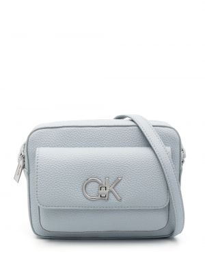 Crossbody väska med fickor Calvin Klein blå