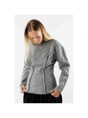 Jersey de lana de tela jersey Comme Des Garçons gris