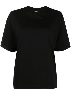 Camiseta de cuello redondo Acne Studios negro