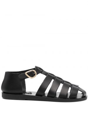 Leder sandale Ancient Greek Sandals schwarz