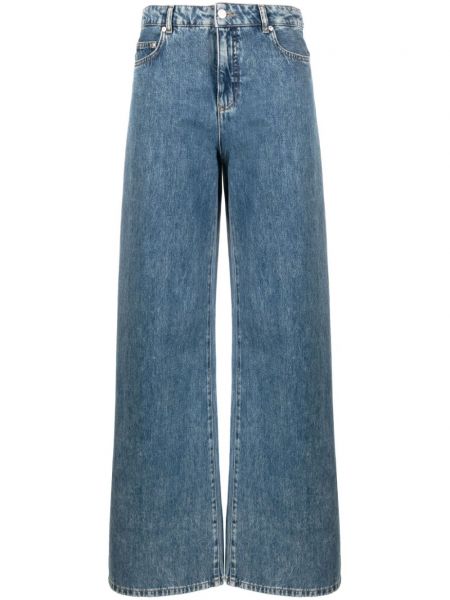 Jeansy relaxed fit Moschino Jeans niebieskie