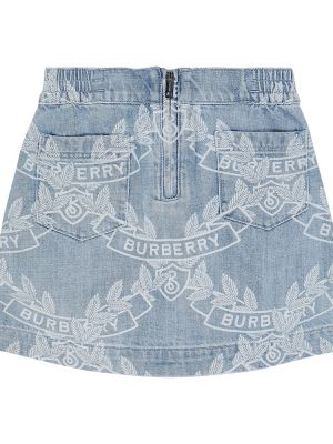 Jeans-skjørt for jenter Burberry Kids blå