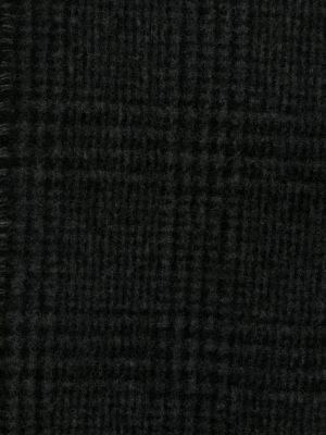 Strick karierte t-shirt mit reißverschluss Polo Ralph Lauren grau