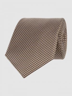 Шелковый галстук Monti коричневый