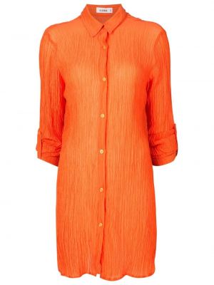 Robe chemise Amir Slama orange