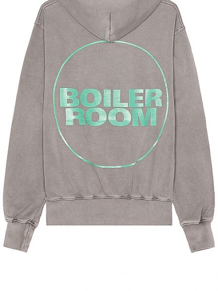 Hoodie Boiler Room grigio