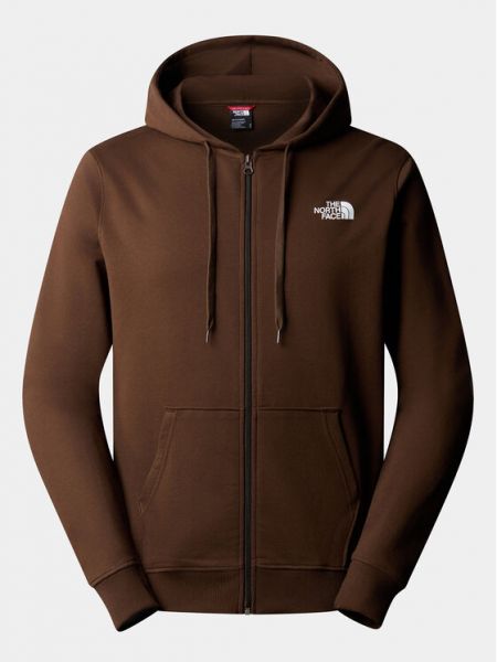 Hoodie The North Face marrone