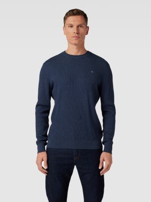 Dzianinowy sweter Christian Berg Men niebieski