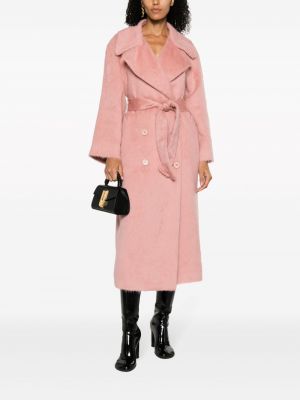 Alpaka mantel Alberta Ferretti pink
