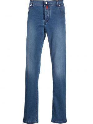 Jeans med normal passform Kiton blå