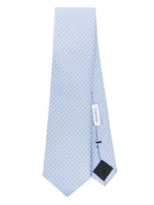 Jacquard selyem nyakkendő Calvin Klein