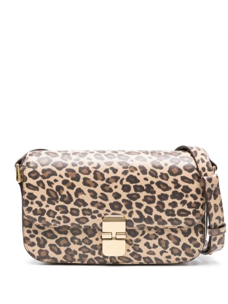 Crossbody kabelka s potlačou s leopardím vzorom A.p.c.
