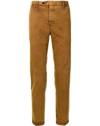 Pantalones chinos slim fit Pt01 marrón