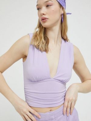 Блузка Abercrombie & Fitch фиолетовая