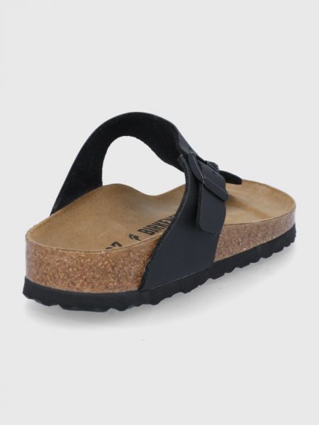 Sandale cu toc cu toc plat Birkenstock negru