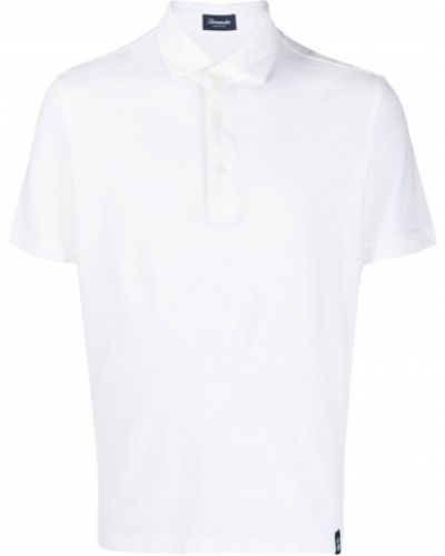 Поло тениска Drumohr бяло