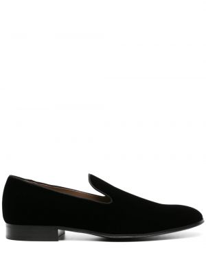 Pantofi loafer de catifea Gianvito Rossi negru