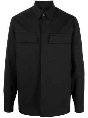 Prigludusi marškiniai su sagomis Karl Lagerfeld juoda
