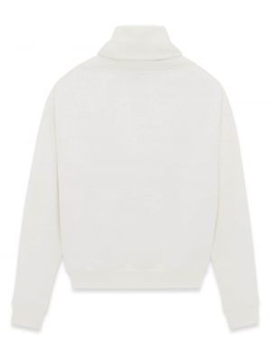 Sweatshirt aus baumwoll Saint Laurent weiß