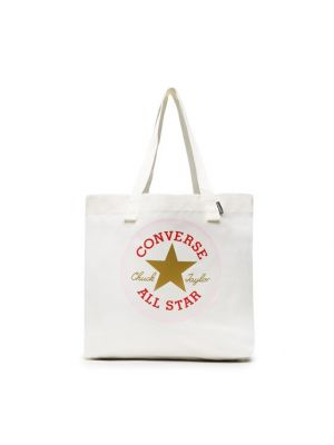 Τσάντα shopper Converse μπεζ