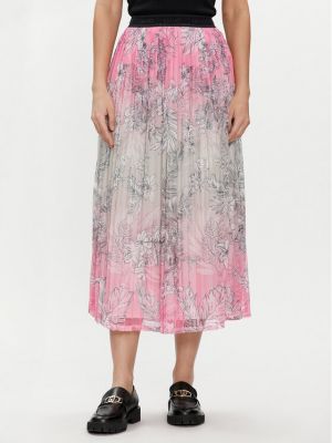 Midi suknja Liu Jo ružičasta