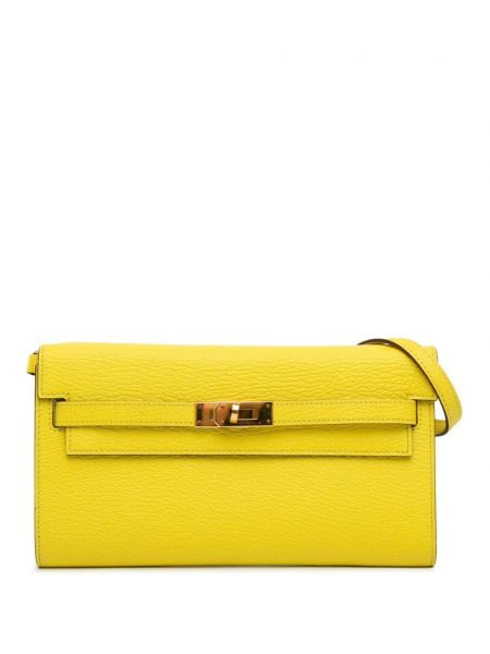 Τσάντα χιαστί Hermès Pre-owned κίτρινο