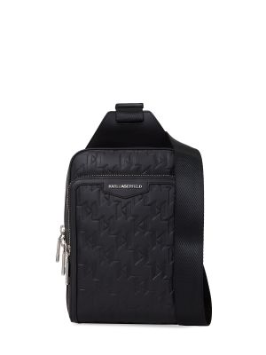 Чанта за носене на кръста Karl Lagerfeld черно