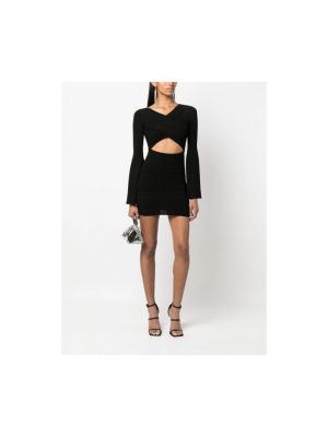 Mini vestido con escote v Antonino Valenti negro