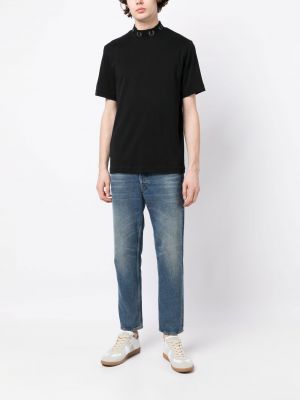 T-krekls Fred Perry melns
