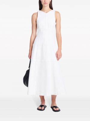 Midi kleita bez piedurknēm Proenza Schouler White Label balts