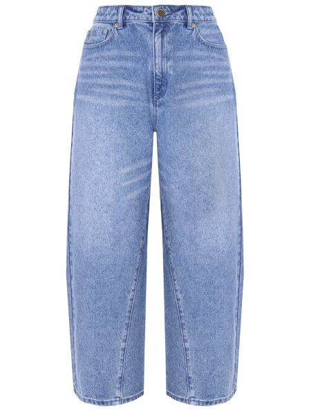 Голубые хлопковые джинсы Michael Michael Kors