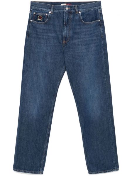 Straight jeans Tommy Hilfiger blå