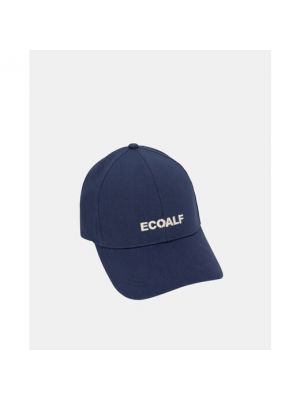Gorra de algodón Ecoalf azul