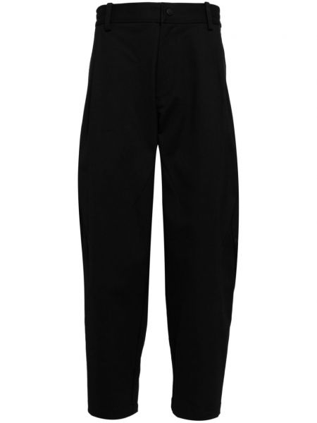 Pantalon droit en coton Croquis noir