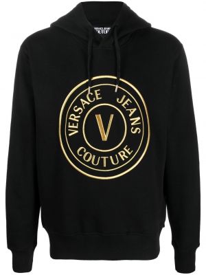 Hoodie Versace Jeans Couture svart