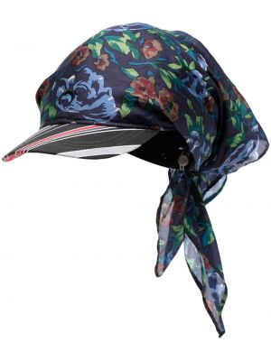 Trykt floral cap Marine Serre