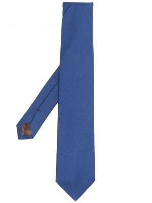 Cravate en soie Church's bleu