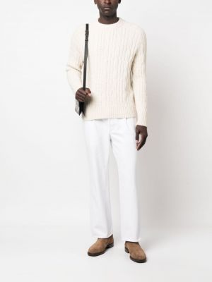 Vilnonis megztinis Tom Ford balta