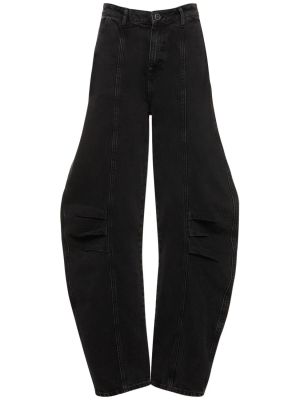 Pantaloni cu croială lejeră Rotate negru